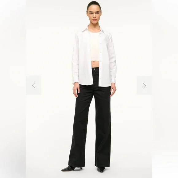 STAUD X Wrangler The Loose Jean in Black